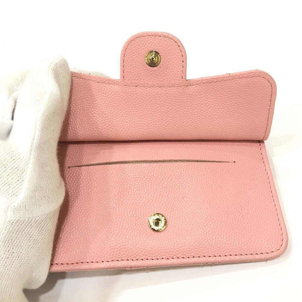 CHANEL Pink Caviar Leather Wallet - Picture 9 of 12